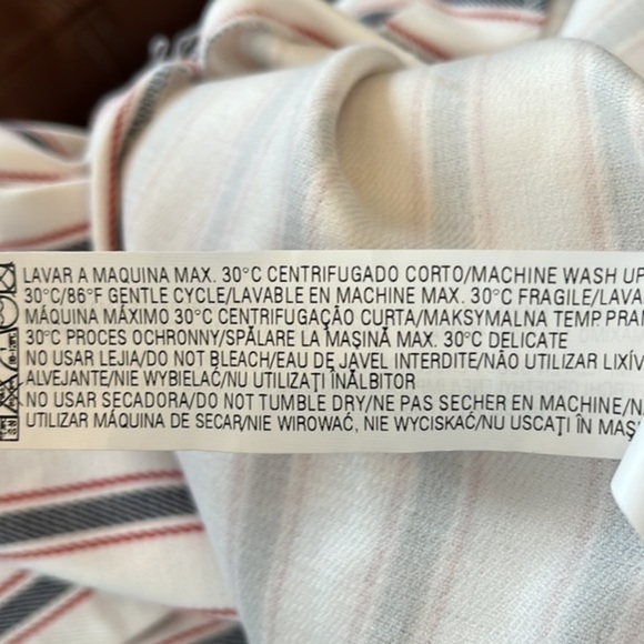 Zara Black and White Striped Midi Dress - Picture 9 of 11